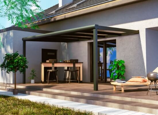 Aluminiowe zadaszenie tarasu z Polski z montażem