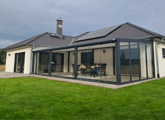 Ogród zimowy z montażem